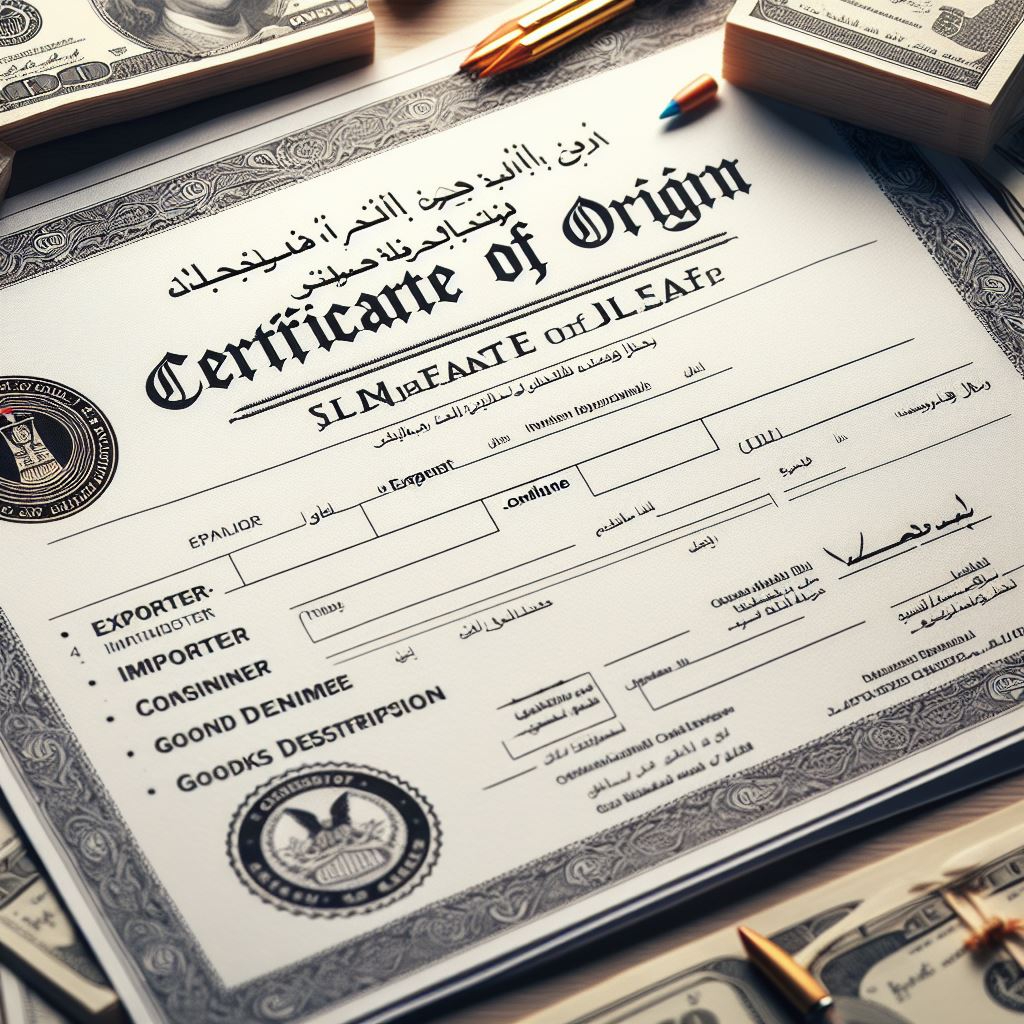 Commercial Invoice for UAE